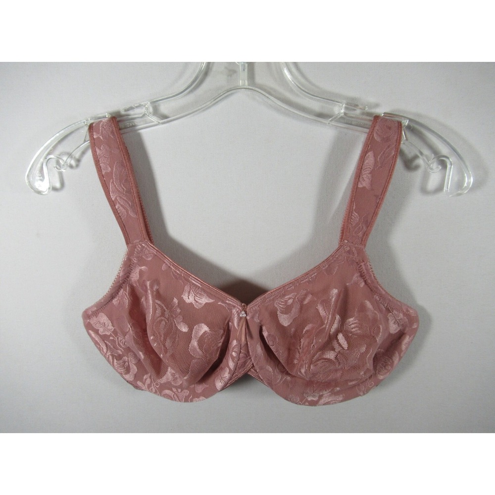 Wacoal Awareness Unlined Bra 34DD Pink Underwire Mesh 85567